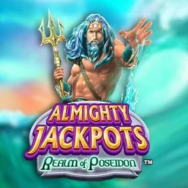 Official Jackpots logo: Almighty Jackpots – Realm of Poseidon by Novomatic at Arena Casino