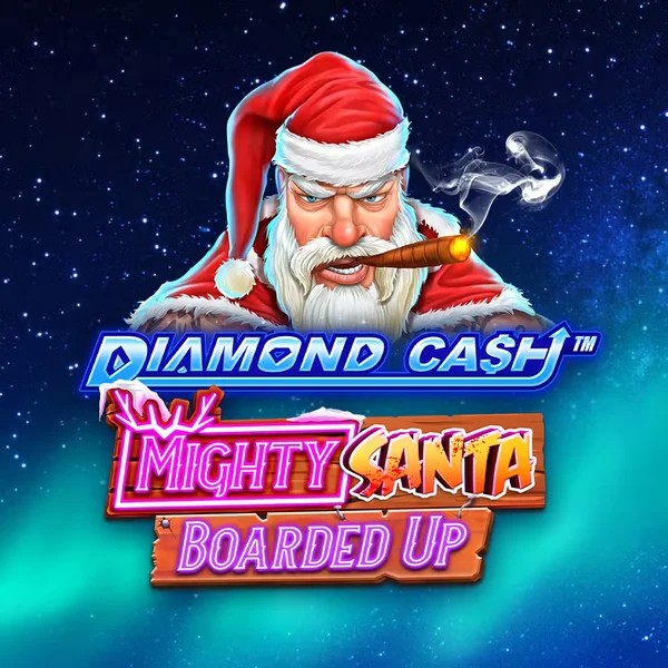 Diamond Cash Mighty Santa Boarded Up logo by Greentube at Arena Casino