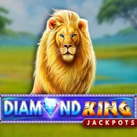 Diamond King Jackpots logo by SpinPlay Games at Arena Casino