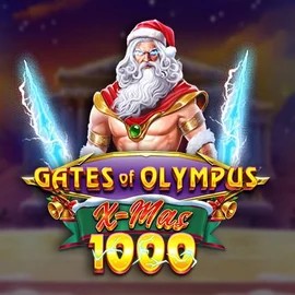 Gates of Olympus Xmas 1000 slot visual from Pragmatic Play available on arenamens.com