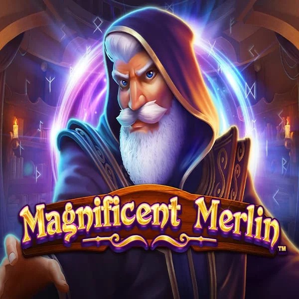 Slots logo of Magnificent Merlin from Greentube at Arena Casino