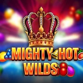 Mighty Hot Wilds slot logo by Inspired Gaming at Arena Casino