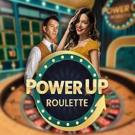 Official Live Casino logo: PowerUP Roulette by Pragmatic Play at Arena Casino
